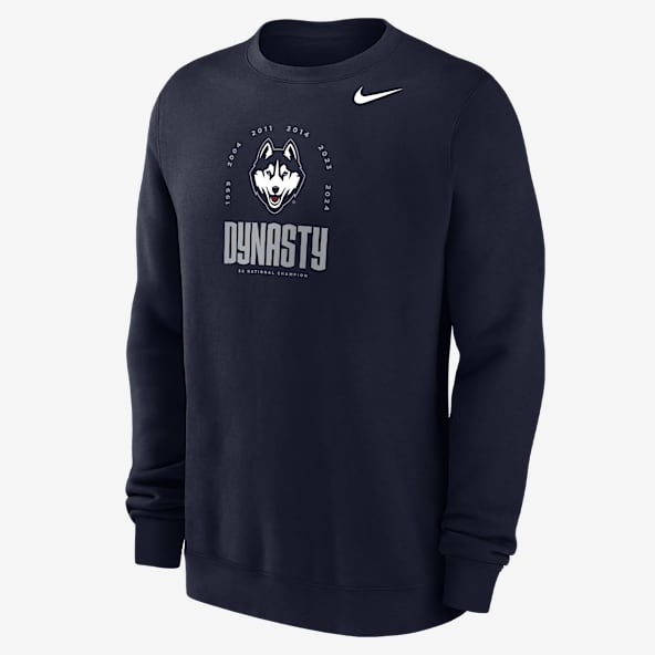 New Basketball UConn Huskies Hoodies Pullovers. Nike